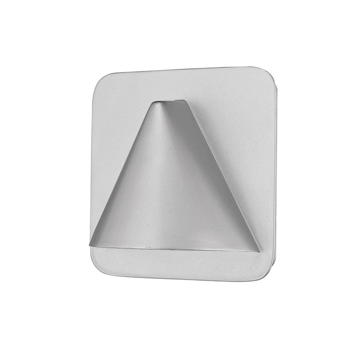 Z-Lite 578SL-LED Obelisk LED Outdoor Wall Sconce, Silver Alternate Image 4.jpg