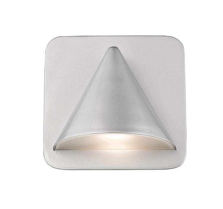 Z-Lite 578SL-LED Obelisk LED Outdoor Wall Sconce, Silver Main Image.jpg