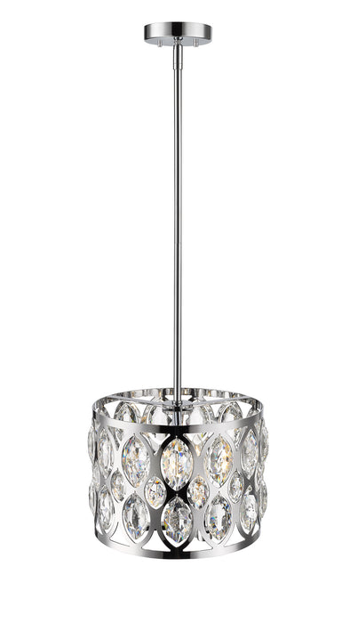 Z-Lite 6010-12CH Dealey Three Light Chandelier, Chrome Alternate Image 2.jpg