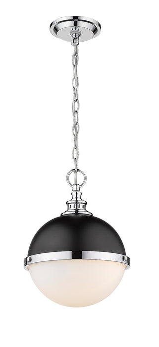 Z-Lite 619MP-MB-CH Peyton Two Light Mini Pendant, Matte Black / Chrome Alternate Image 2.jpg