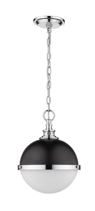 Z-Lite 619MP-MB-CH Peyton Two Light Mini Pendant, Matte Black / Chrome Alternate Image 4.jpg