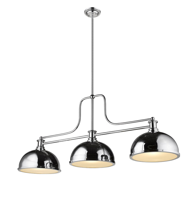 Z-Lite 725-3CH-D12CH Melange Three Light Chandelier, Chrome Alternate Image.jpg