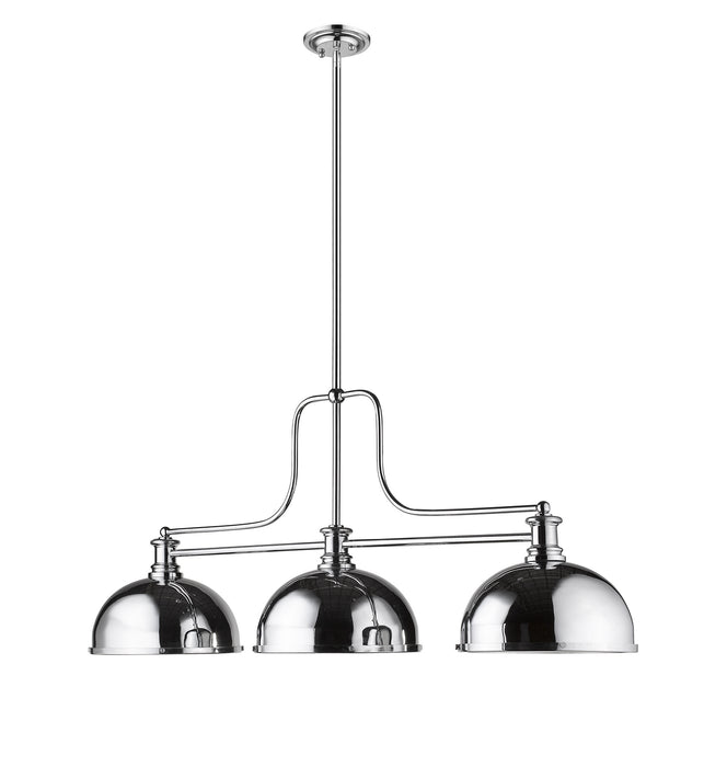 Z-Lite 725-3CH-D12CH Melange Three Light Chandelier, Chrome Alternate Image 2.jpg