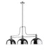 Z-Lite 725-3CH-D12CH Melange Three Light Chandelier, Chrome Alternate Image 2.jpg