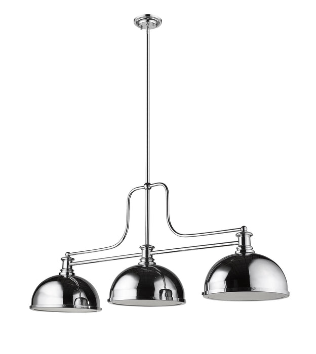 Z-Lite 725-3CH-D12CH Melange Three Light Chandelier, Chrome Alternate Image 4.jpg