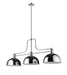 Z-Lite 725-3CH-D12CH Melange Three Light Chandelier, Chrome Alternate Image 4.jpg