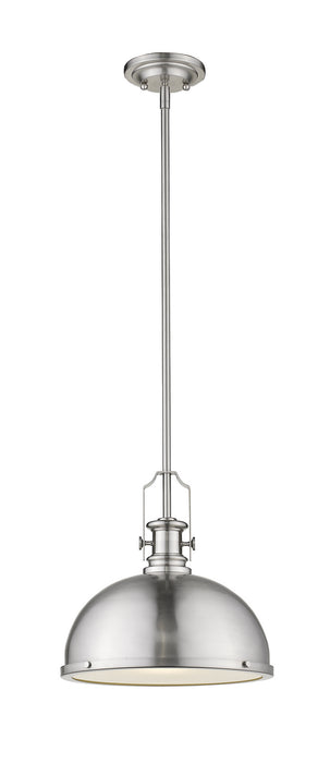 Z-Lite 725P12-BN Melange One Light Pendant, Brushed Nickel Main Image.jpg