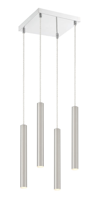 Z-Lite 917MP12-BN-LED-4SCH Forest LED Island Pendant, Chrome Alternate Image.jpg