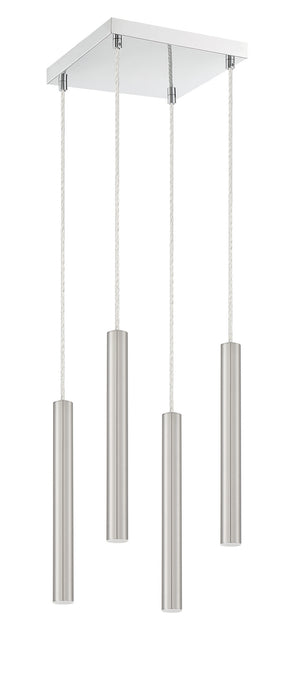 Z-Lite 917MP12-BN-LED-4SCH Forest LED Island Pendant, Chrome Alternate Image 4.jpg