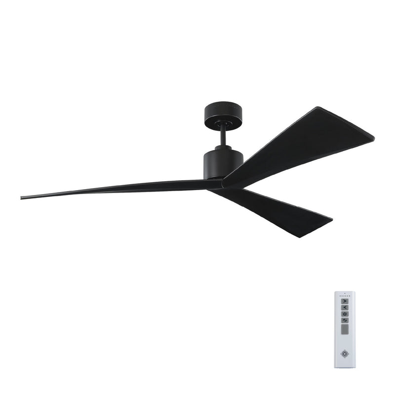 Visual Comfort Fan 3ADR60BKBK Adler 60 Ceiling Fan, Matte Black Alternate Image 4.jpg
