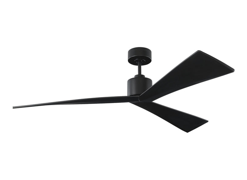 Visual Comfort Fan 3ADR60BKBK Adler 60 Ceiling Fan, Matte Black Main Image.jpg