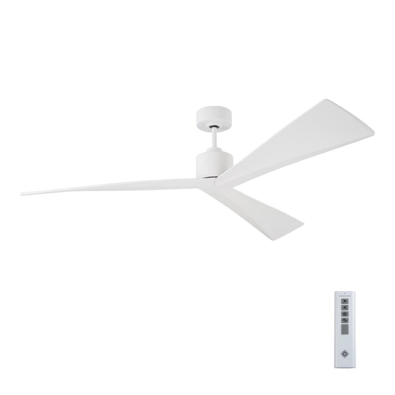 Visual Comfort Fan 3ADR60RZW Adler 60 Ceiling Fan, Matte White Alternate Image 4.jpg