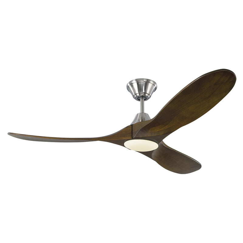 Visual Comfort Fan 3MAVR52BSD Maverick 52" LED Ceiling Fan, Brushed Steel Main Image.jpg