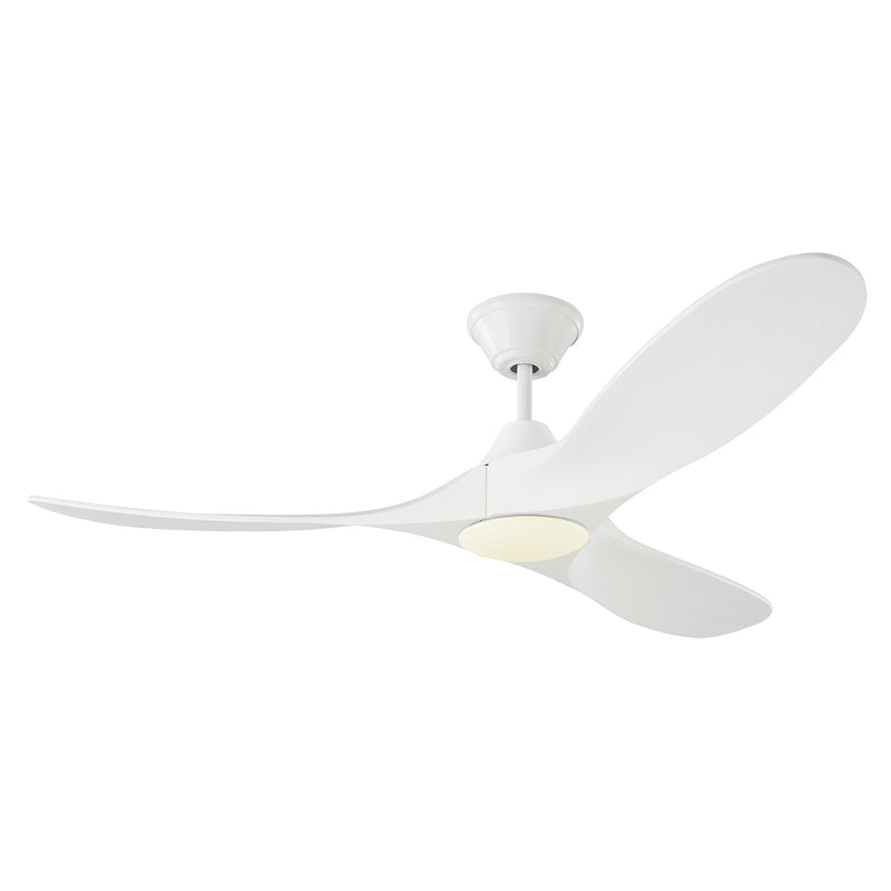 Visual Comfort Fan 3MAVR52RZWD Maverick 52" LED Ceiling Fan, Matte White Main Image.jpg