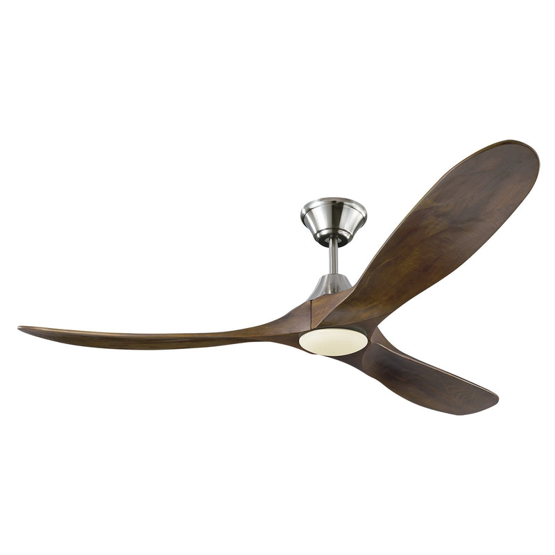 Visual Comfort Fan 3MAVR60BSD Maverick 60" LED Ceiling Fan, Brushed Steel Main Image.jpg