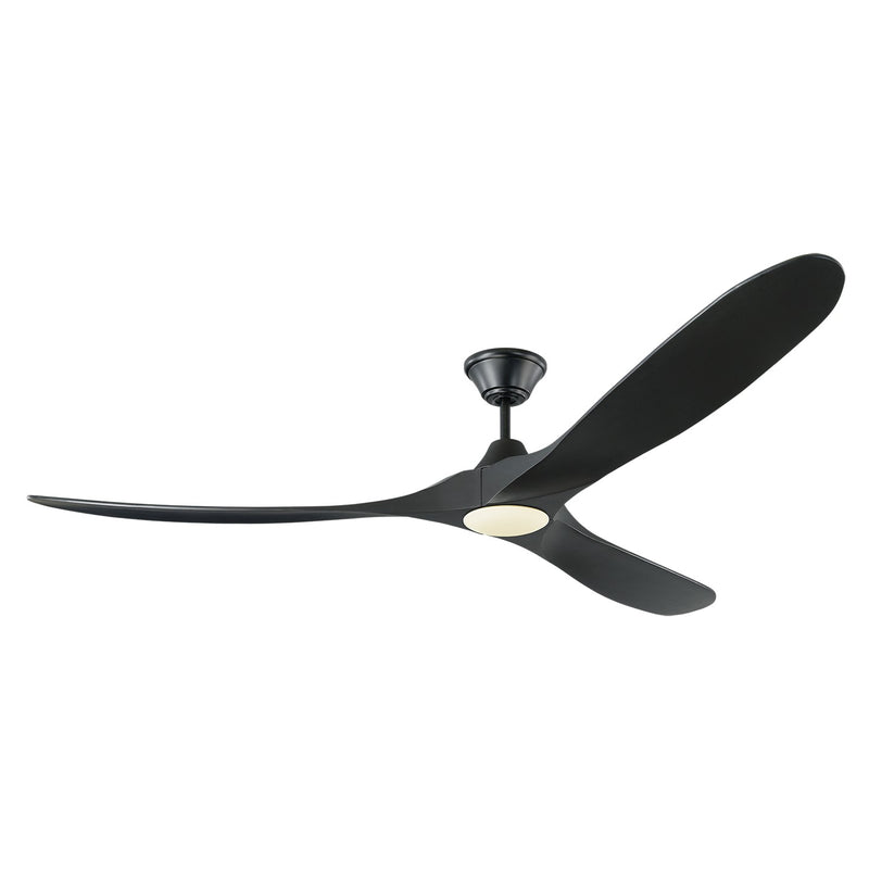 Visual Comfort Fan 3MAVR70BKBKD Maverick 70" LED Ceiling Fan, Matte Black Main Image.jpg