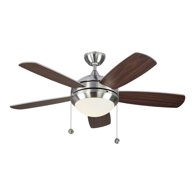 Generation Lighting 5DIC44BSD-V1 Discus 44"Ceiling Fan, Brushed Steel Main Image.jpg
