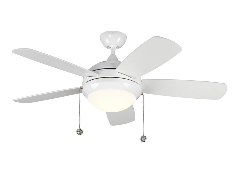 Generation Lighting 5DIC44WHD-V1 Discus 44"Ceiling Fan, White Main Image.jpg