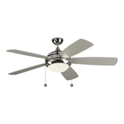 Generation Lighting 5DIC52PND-V1 Discus 52"Ceiling Fan, Polished Nickel Main Image.jpg