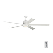 Generation Lighting 5VMR72RZWD Vision 72"Ceiling Fan, Matte White Alternate Image 2.jpg