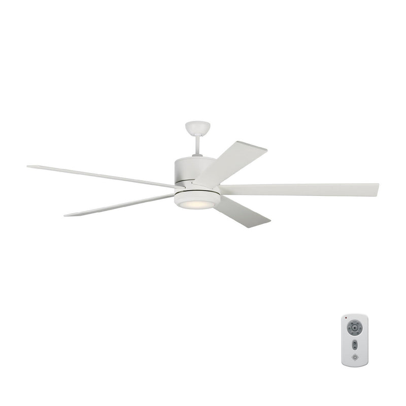 Generation Lighting 5VMR72RZWD Vision 72"Ceiling Fan, Matte White Alternate Image 2.jpg