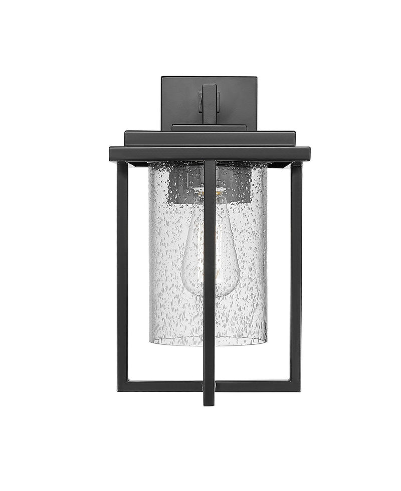 Millennium 42621-PBK Adair One Light Outdoor Wall Sconce, Powder Coated Black Main Image.jpg