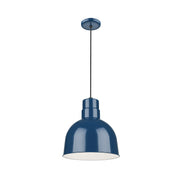 Millennium RDBC10-NB R Series One Light Pendant, Navy Blue Main Image.jpg