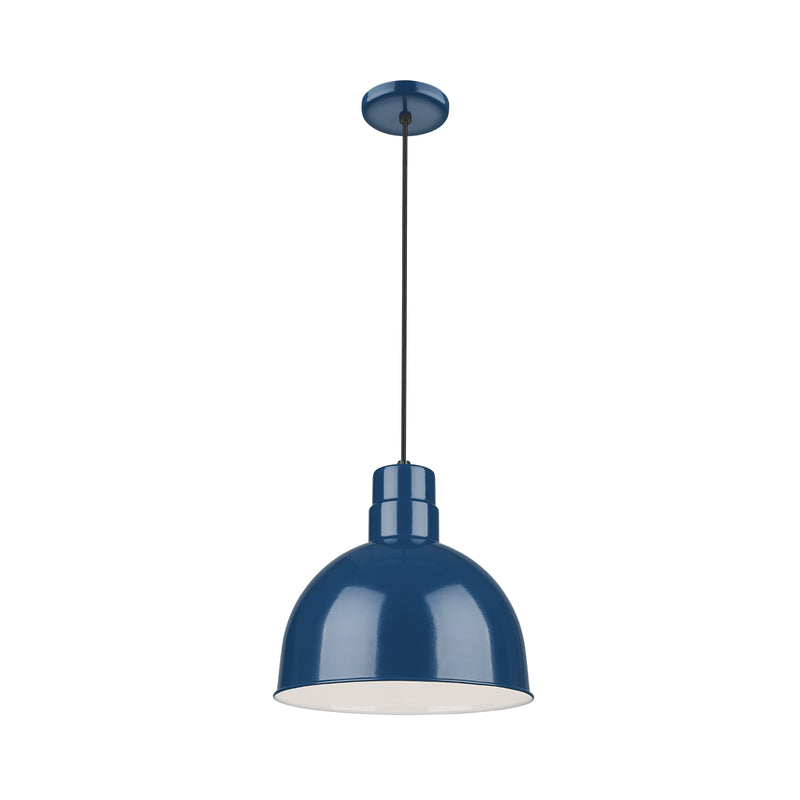 Millennium RDBC12-NB R Series One Light Pendant, Navy Blue Main Image.jpg