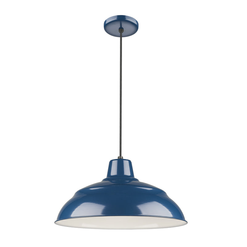 Millennium RWHC17-NB R Series One Light Pendant, Navy Blue Main Image.jpg
