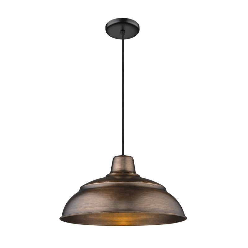 Millennium RWHC17-NC R Series One Light Pendant, Natural Copper Main Image.jpg