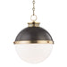 Hudson Valley 4025-ADB Latham One Light Pendant, Aged/Antique Distressed Bronze Main Image.jpg