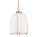 Hudson Valley 7314-AGB Eldridge One Light Pendant, Aged Brass Main Image.jpg