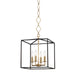 Hudson Valley BKO150-AGB/BK Richie Four Light Pendant, Aged Brass/Black Main Image.jpg