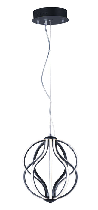 ET2 E21172-BK Aura LED Pendant, Black Main Image.jpg