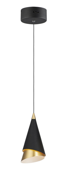 ET2 E21441-BKMG Mermaid LED Mini Pendant, Black / Metallic Gold Main Image.jpg