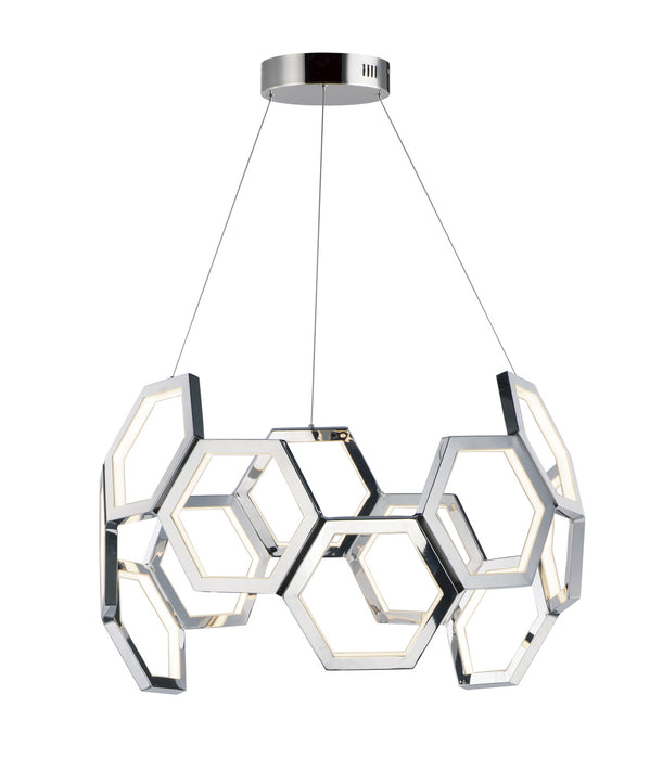 ET2 E24893-PC Polygon LED Pendant, Polished Chrome Main Image.jpg