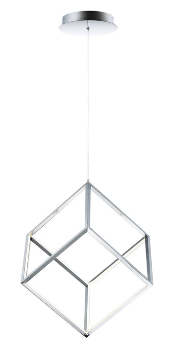 ET2 E30582-PC 4 Square LED Pendant, Polished Chrome Main Image.jpg