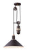 Maxim 10090OIWWD Tucson One Light Pendant, Oil Rubbed Bronze / Weathered Wood Main Image.jpg