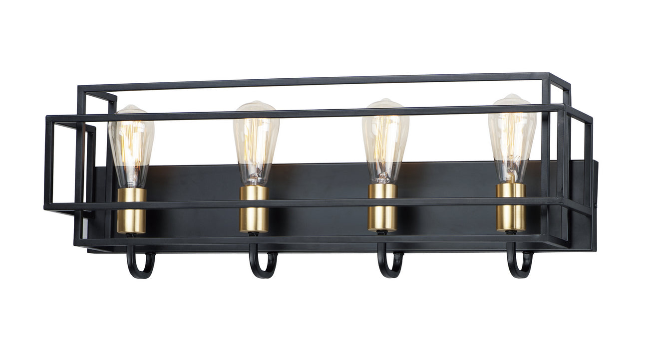 Maxim 10244BKSBR Liner Four Light Bath Vanity, Black / Satin Brass Main Image.jpg