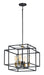 Maxim 10247BKSBR Liner Four Light Pendant, Black / Satin Brass Alternate Image.jpg