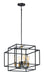 Maxim 10247BKSBR Liner Four Light Pendant, Black / Satin Brass Main Image.jpg