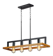 Maxim 10307BKASB Black Forest Four Light Chandelier, Black / Ashbury Alternate Image.jpg