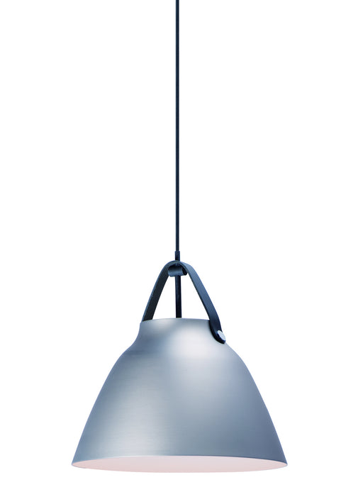 Maxim 11356BKBP Nordic One Light Pendant, Black / Brushed Platinum Main Image.jpg