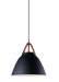 Maxim 11356TNBK Nordic One Light Pendant, Tan Leather / Black Main Image.jpg