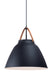 Maxim 11358TNBK Nordic One Light Pendant, Tan Leather / Black Main Image.jpg