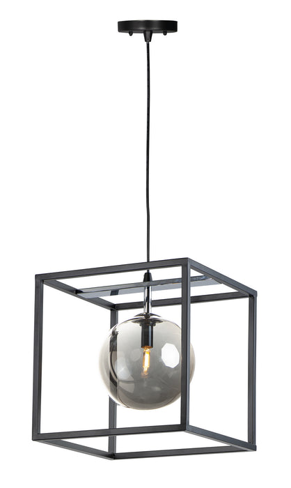 Maxim 11364MSKBKPC Fluid LED Pendant, Black / Polished Chrome Main Image.jpg