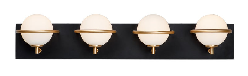 Maxim 21604SWBKGLD Revolve LED Bath Vanity, Black / Gold Main Image.jpg