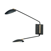 Maxim 21692BKSBR Scan LED Wall Sconce, Black / Satin Brass Alternate Image.jpg