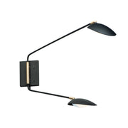 Maxim 21692BKSBR Scan LED Wall Sconce, Black / Satin Brass Main Image.jpg