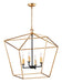 Maxim 25155GLTXB Abode Four Light Chandelier, Gold Leaf / Textured Black Alternate Image.jpg